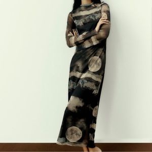 NWT Moon Printed Dress